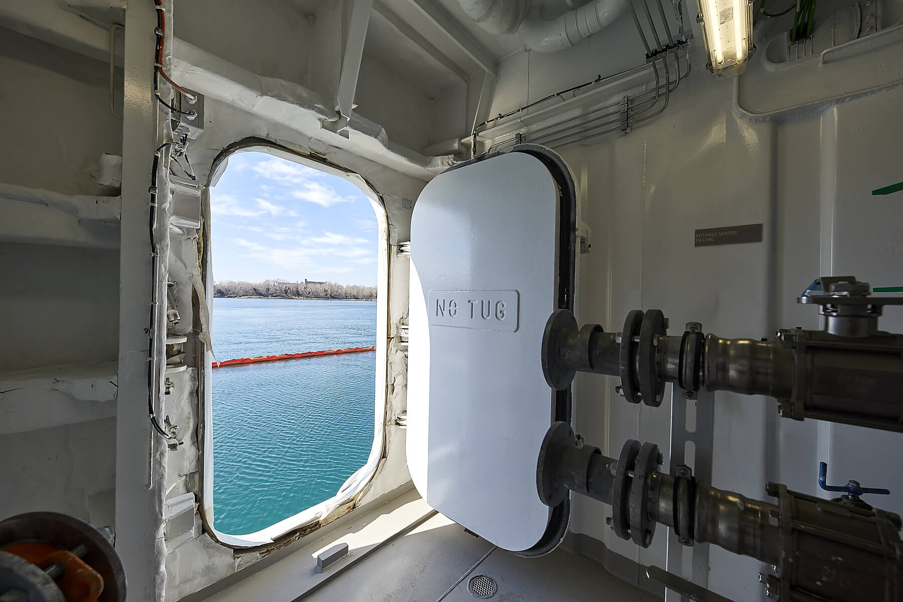 what are cruise ship doors made of